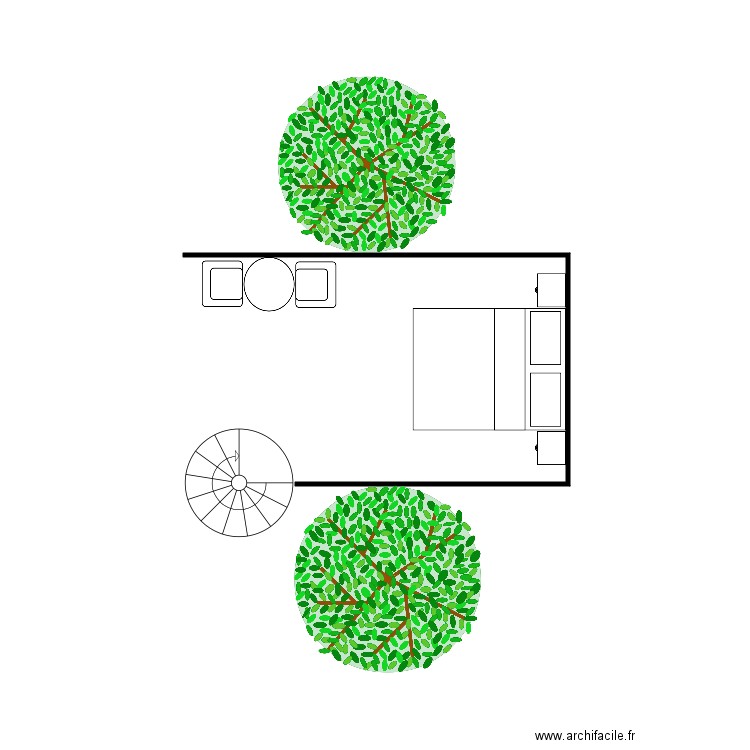 cabane. Plan de 0 pièce et 0 m2