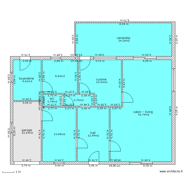 Willain  RDC. Plan de 0 pièce et 0 m2