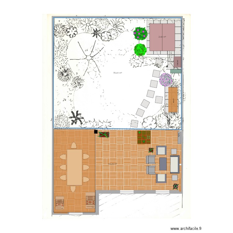 Jardin d. Plan de 0 pièce et 0 m2