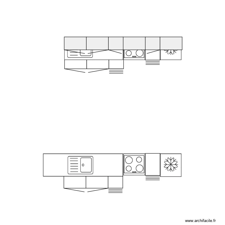 Plan de travail cuisine Aulnay. Plan de 