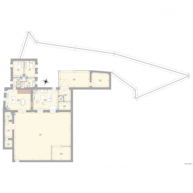 maison . Plan de 0 pièce et 0 m2