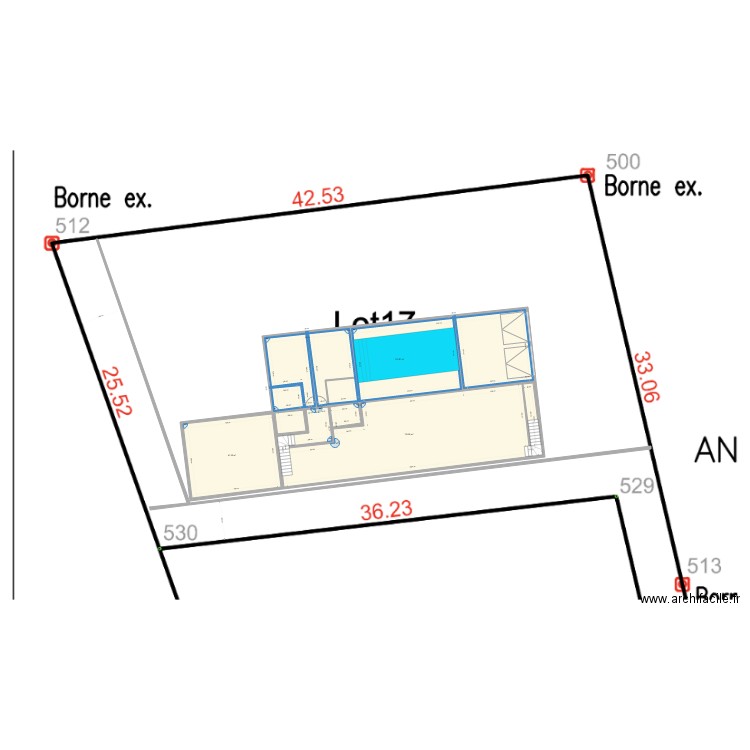 MONMAIN2 NIVEAU RDJ. Plan de 0 pièce et 0 m2