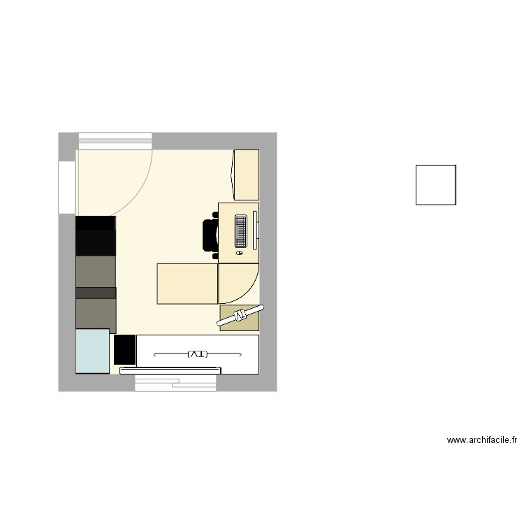 Bureau 3. Plan de 0 pièce et 0 m2
