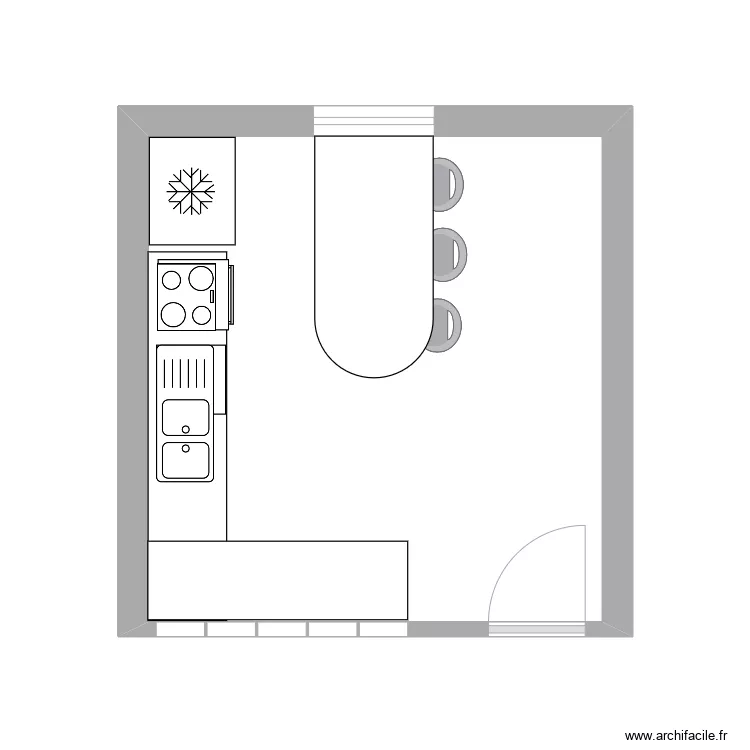 cuisine z&eacute;lie. Plan de 