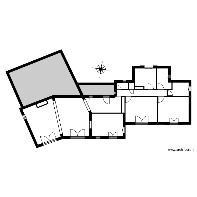 THOMASSON. Plan de 17 pièces et 182 m2