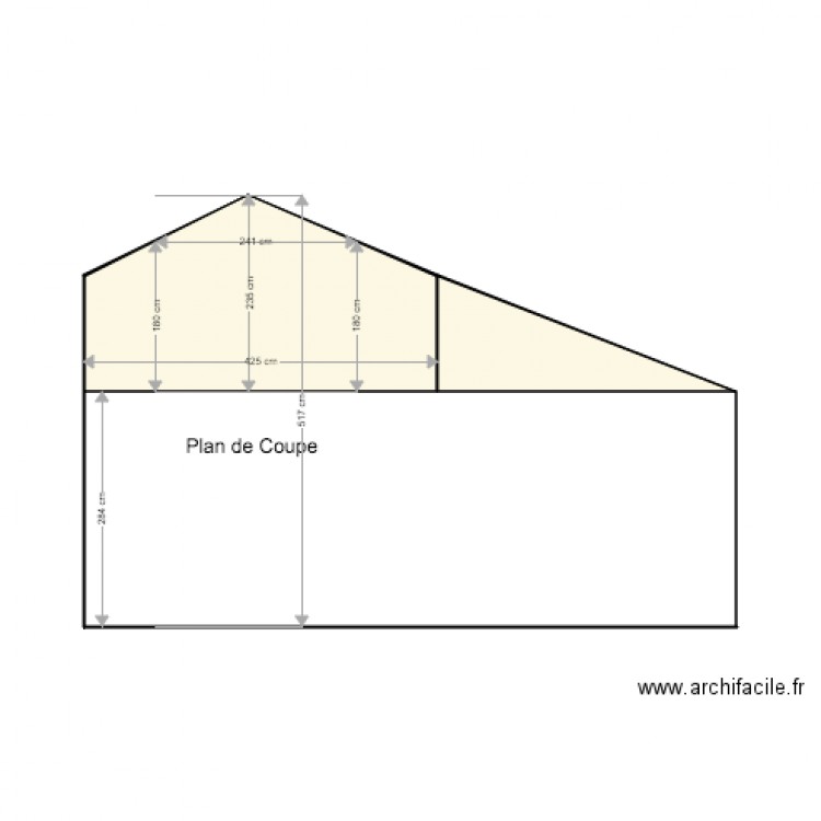 Facade 2. Plan de 0 pièce et 0 m2