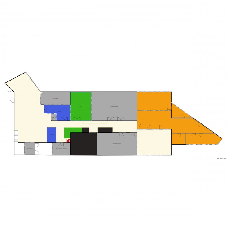 olive. Plan de 0 pièce et 0 m2