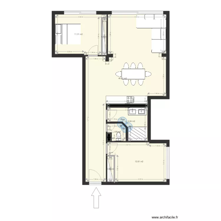 Plan F3 L empire LOFT . Plan de Plan F3 L empire LOFT . Plan de