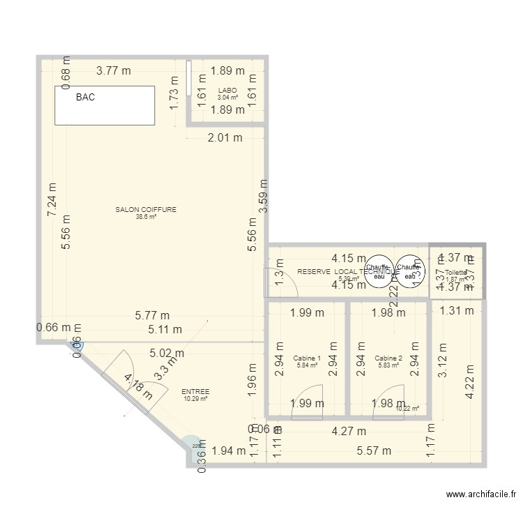 salon. Plan de 0 pièce et 0 m2