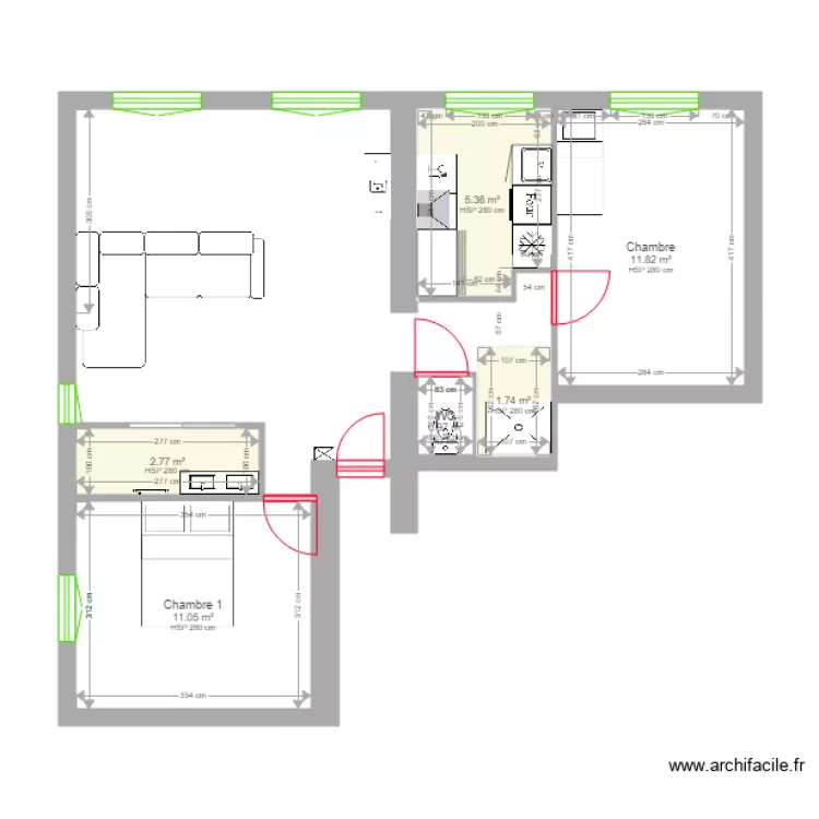 AppartPlanRenovationV2. Plan de 