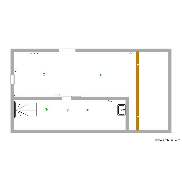 NATHALIE ET PASCAL R+1 EXTENSION. Plan de 3 pièces et 77 m2