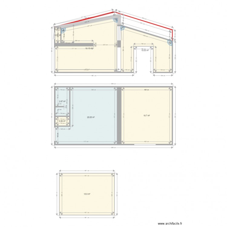 Plan du 25 juillet 2017. Plan de 0 pièce et 0 m2