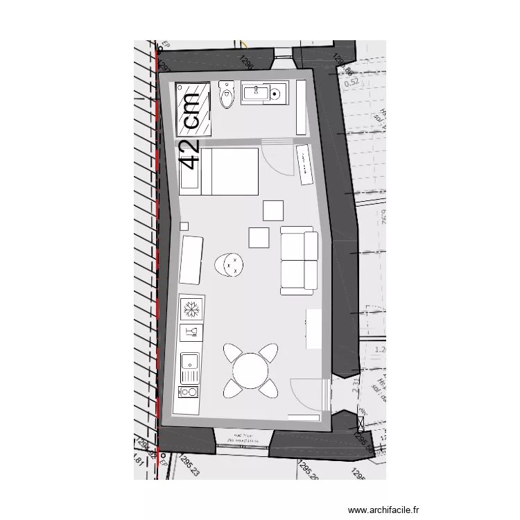 Studio - scénario 4 qua LIT 120. Plan de Studio - scénario 4 qua LIT 120. Plan de