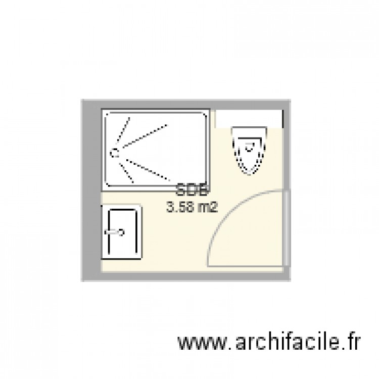 DARIELLE SDB RDC. Plan de 0 pièce et 0 m2