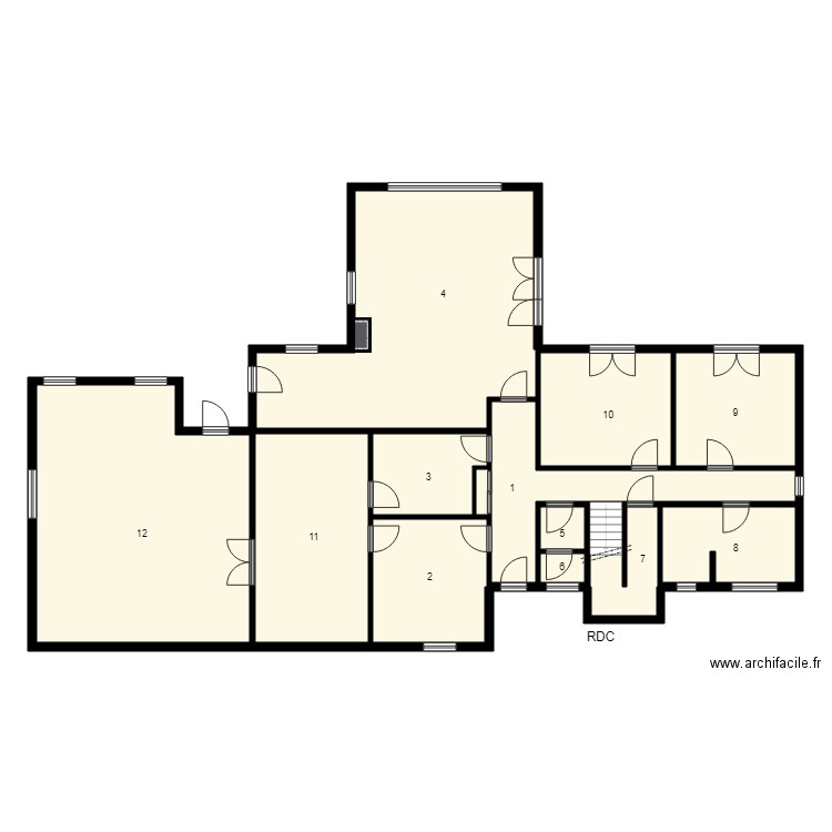 195072 GODINOT. Plan de 0 pièce et 0 m2