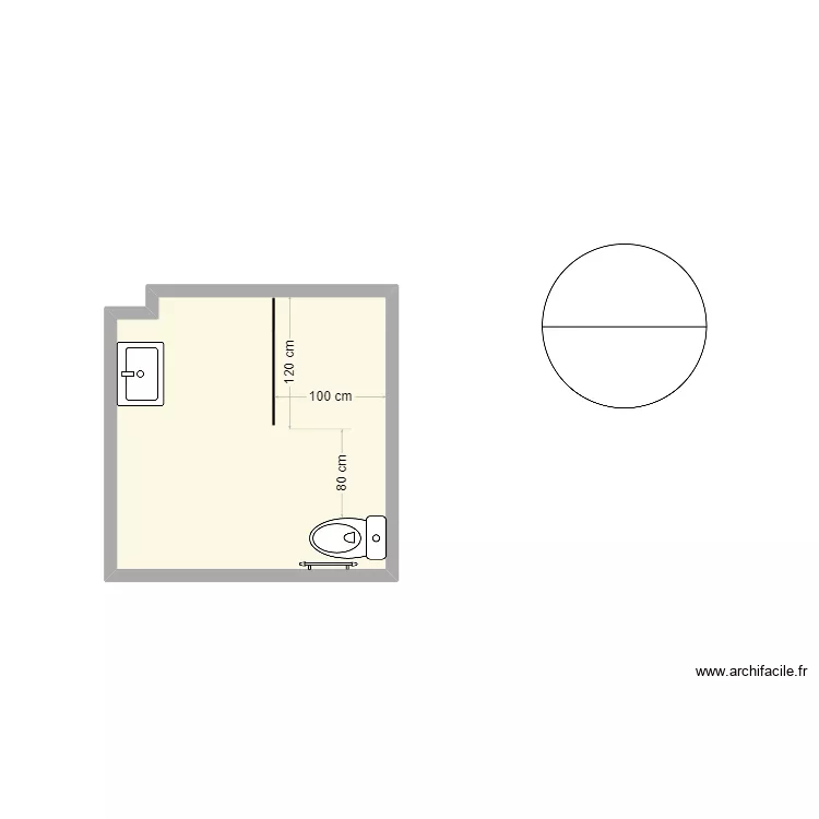 Briclot SDB projet. Plan de Briclot SDB projet. Plan de