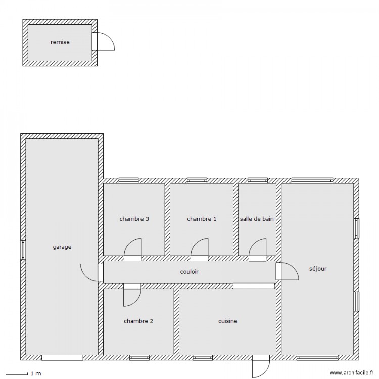 thibault rdc. Plan de 0 pièce et 0 m2