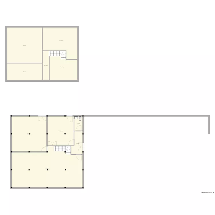 Maison commune grand luxe. Plan de Maison commune grand luxe. Plan de