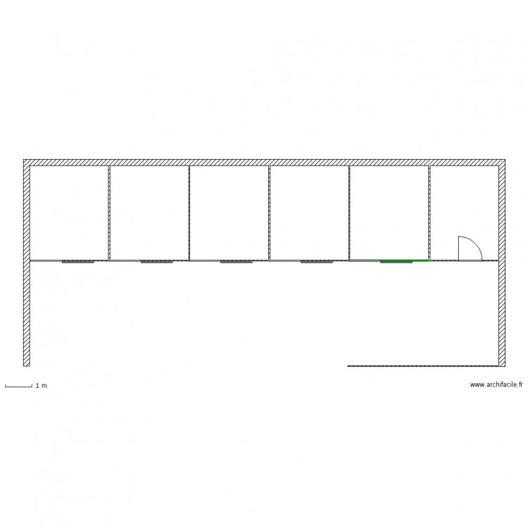 ecurie. Plan de 0 pièce et 0 m2