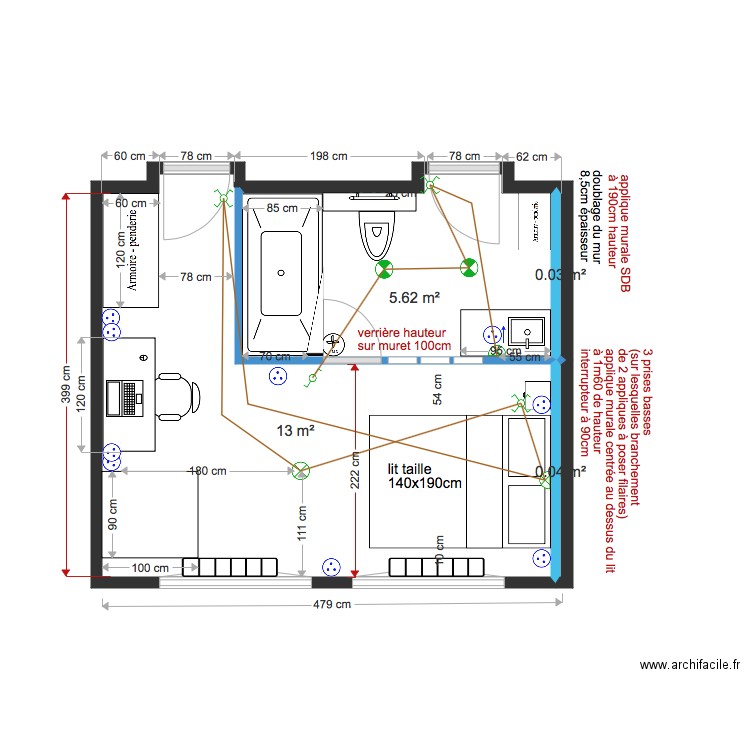 Plan de rémol 15janvier LE CHESNAY. Plan de 0 pièce et 0 m2