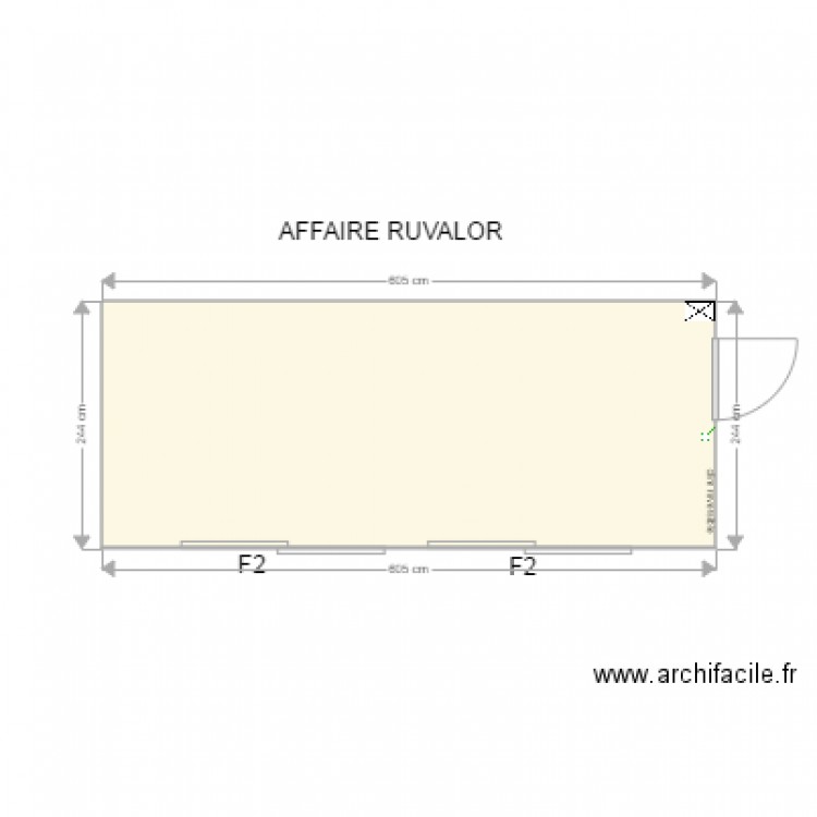 AFFAIRE RUVALOR. Plan de 0 pièce et 0 m2