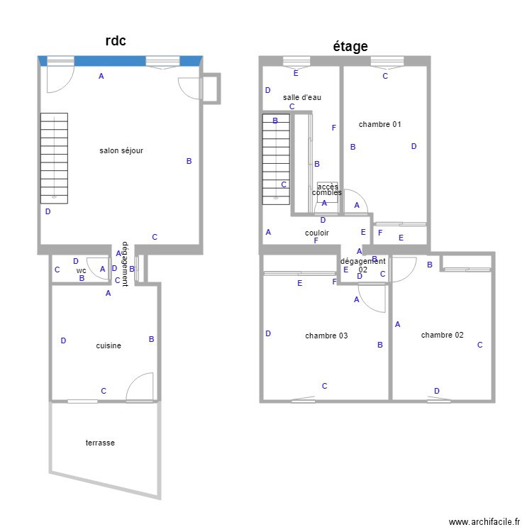 GROSSIN. Plan de 0 pièce et 0 m2