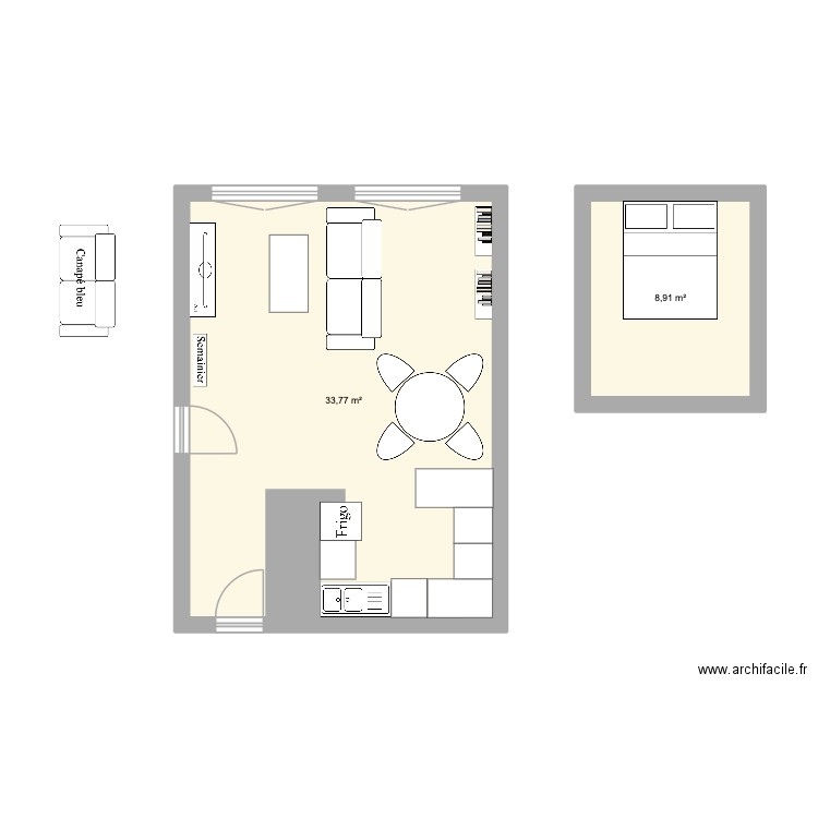 Salon 2. Plan de 0 pièce et 0 m2