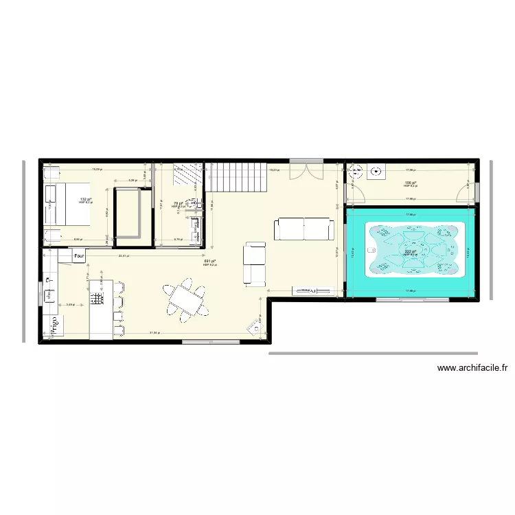 Chalet premier plancher A3. Plan de Chalet premier plancher A3. Plan de