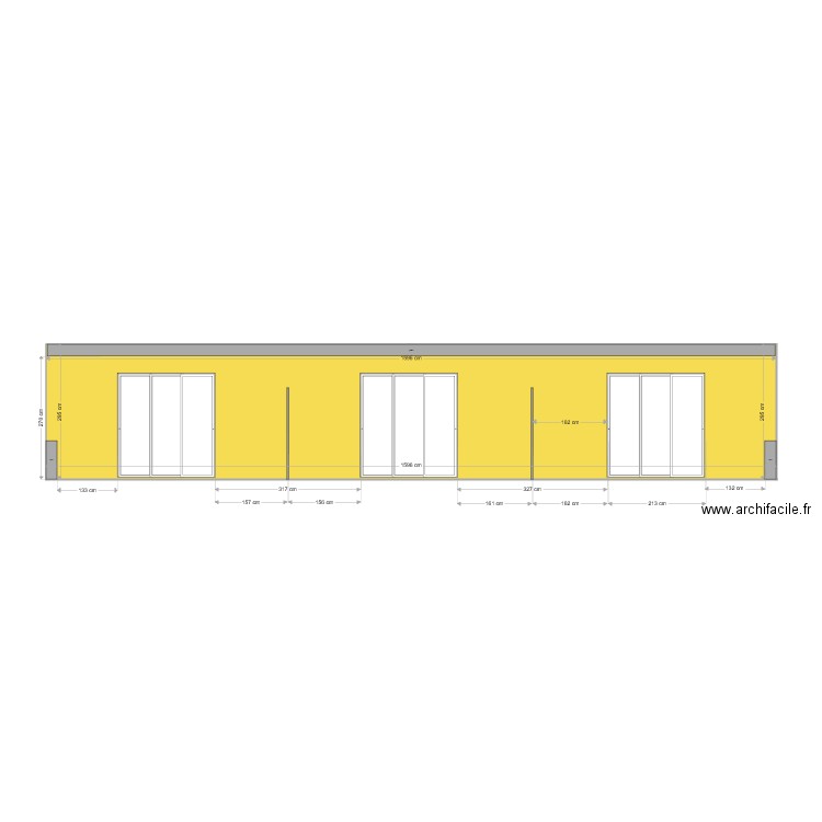 RCM Facade. Plan de 0 pièce et 0 m2