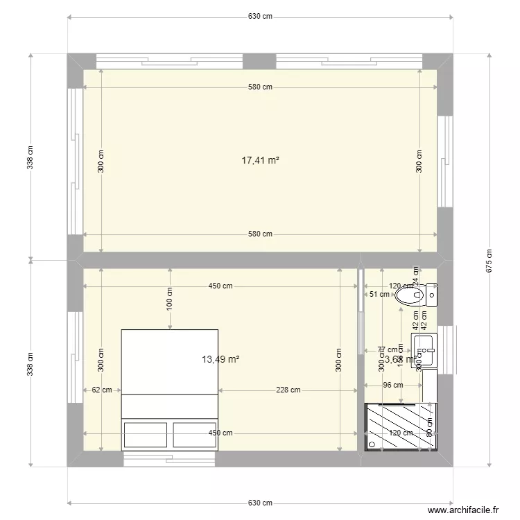 STUDIO 2. Plan de 
