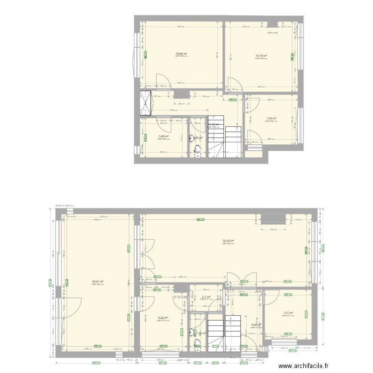 Maison GLA. Plan de 0 pièce et 0 m2