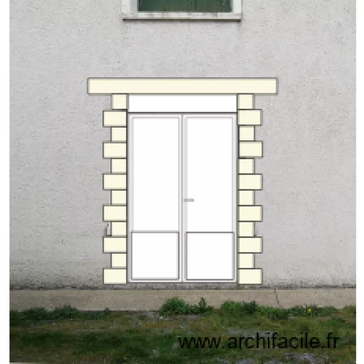 plan fa&ccedil;ade. Plan de 