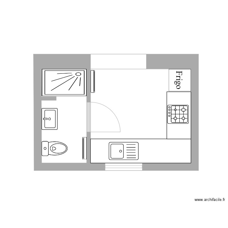 Gites cuisine. Plan de 0 pièce et 0 m2