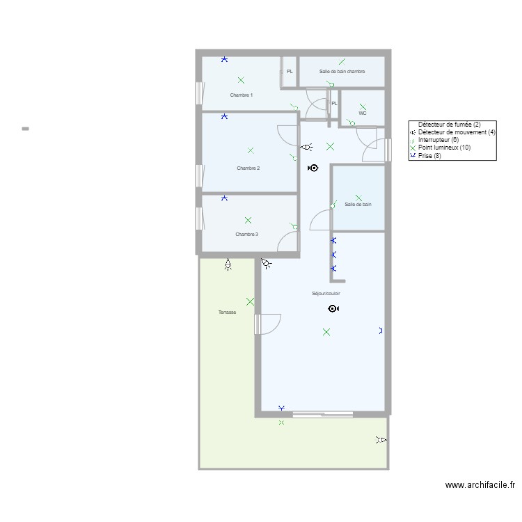 appartement connecter fibaro architecturale. Plan de 0 pièce et 0 m2