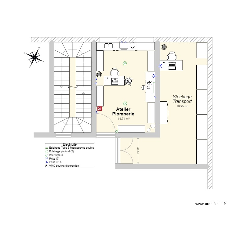 Atelier Transport. Plan de 0 pièce et 0 m2