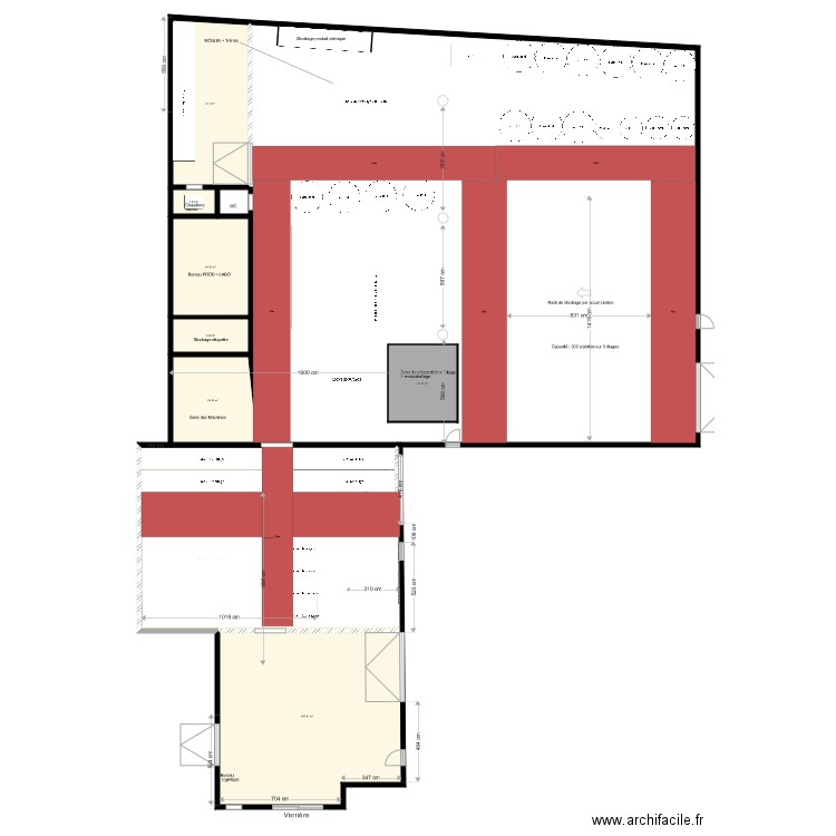 Kerboulard 3 rack autre sens. Plan de 0 pièce et 0 m2