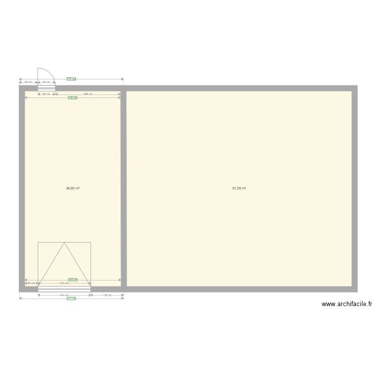 maison projet. Plan de 0 pièce et 0 m2