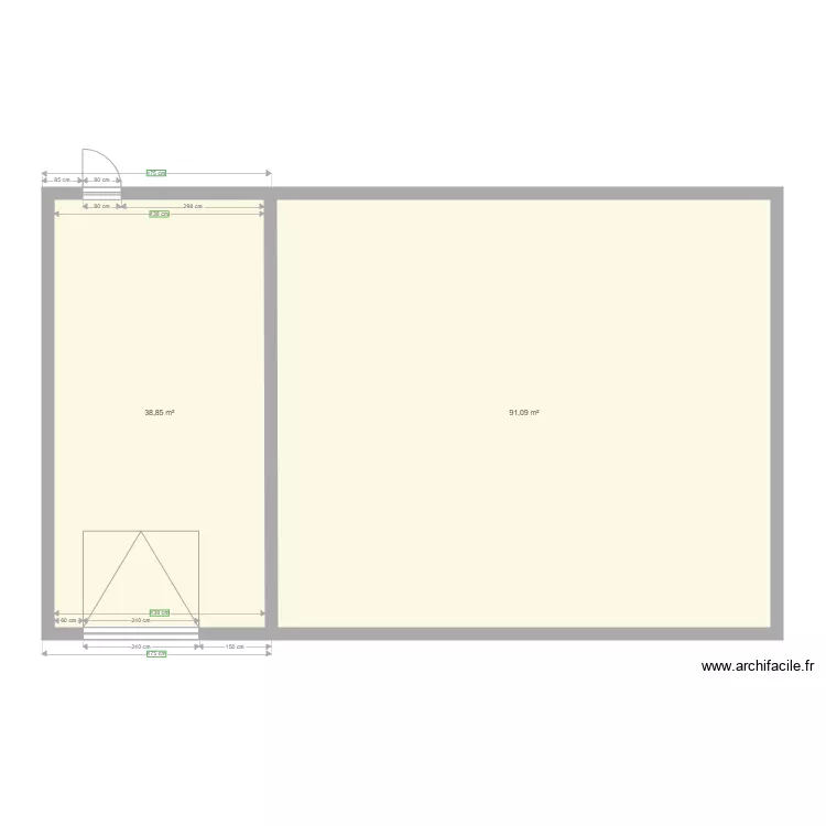maison projet. Plan de 