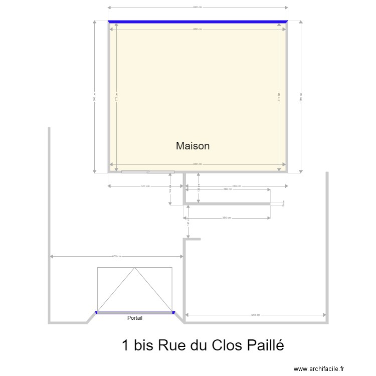 Clos Paillé Terrain. Plan de 0 pièce et 0 m2