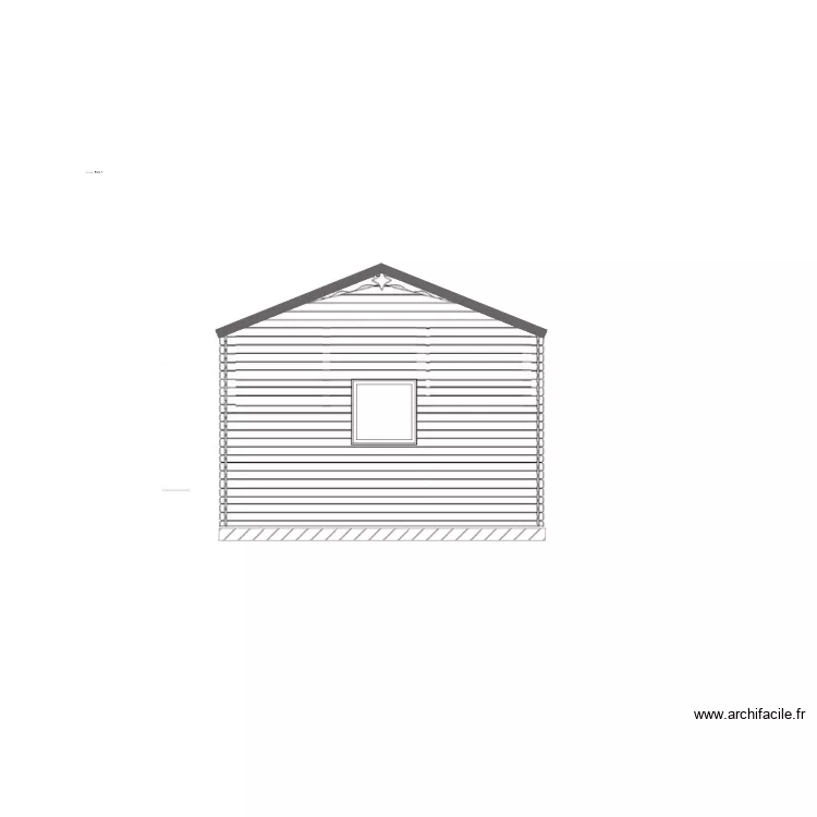 FACADE GAUCHE BUNG 2. Plan de 