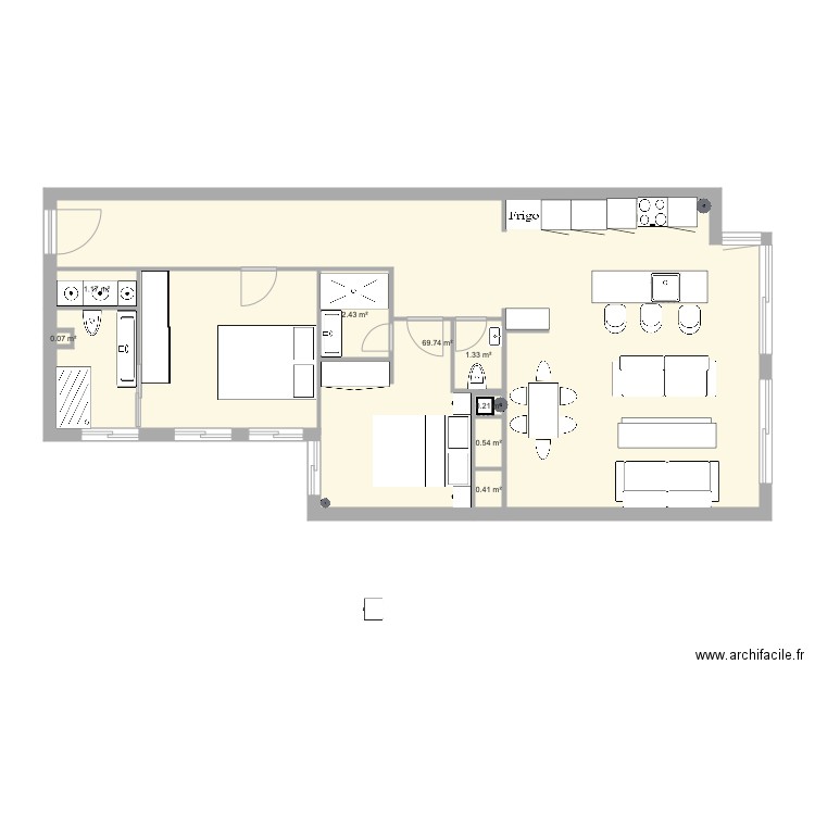  jorje juan 21 opcion 7. Plan de 0 pièce et 0 m2