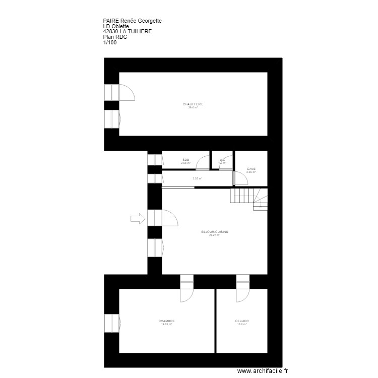 PAIRE LA TUILIERE. Plan de 0 pièce et 0 m2