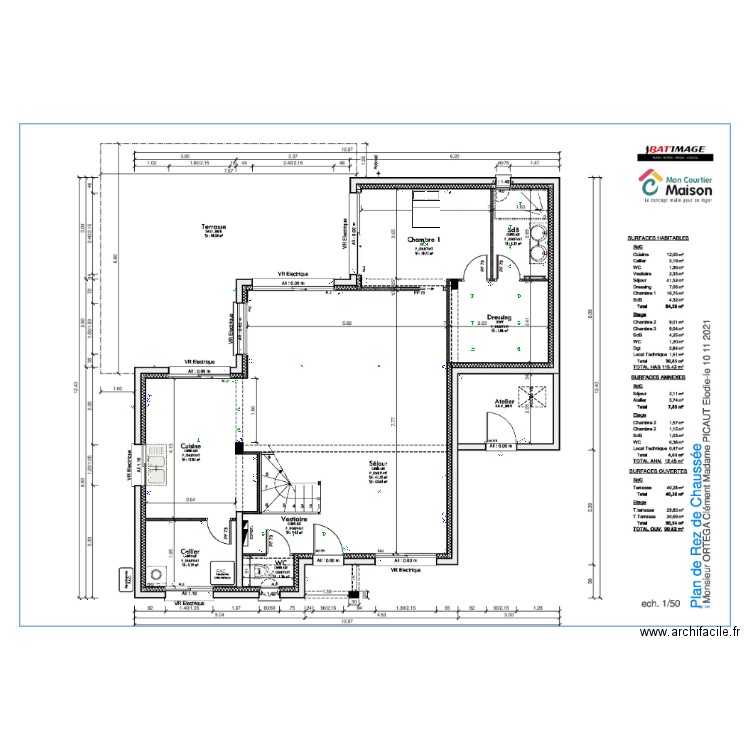 CLEM ET ELODIE 3. Plan de 0 pièce et 0 m2