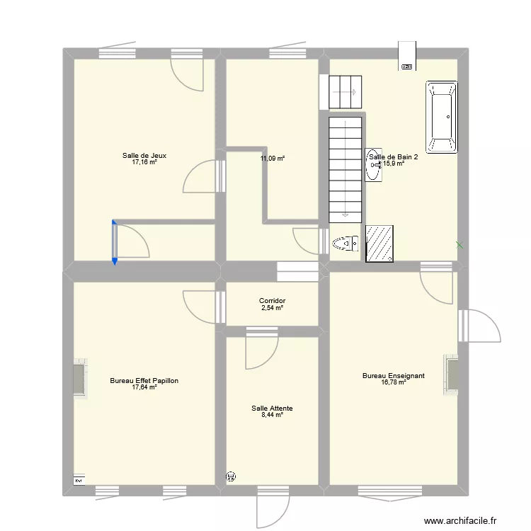 Plan maison 7020  Ancienne Maison. Plan de 13  et 177 m²