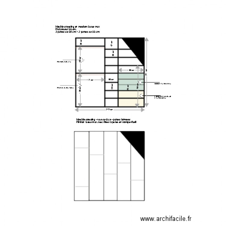 Plan dressing. Plan de 0 pièce et 0 m2