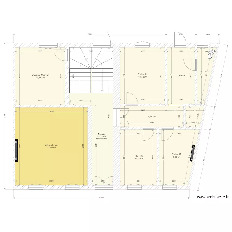 Etage cotation. Plan de Etage cotation. Plan de