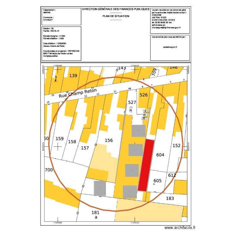 MAISONS CHAMP RETON. Plan de 0 pièce et 0 m2