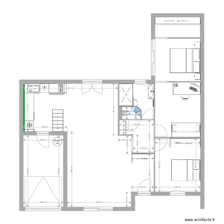 Version 1. Plan de 0 pièce et 0 m2