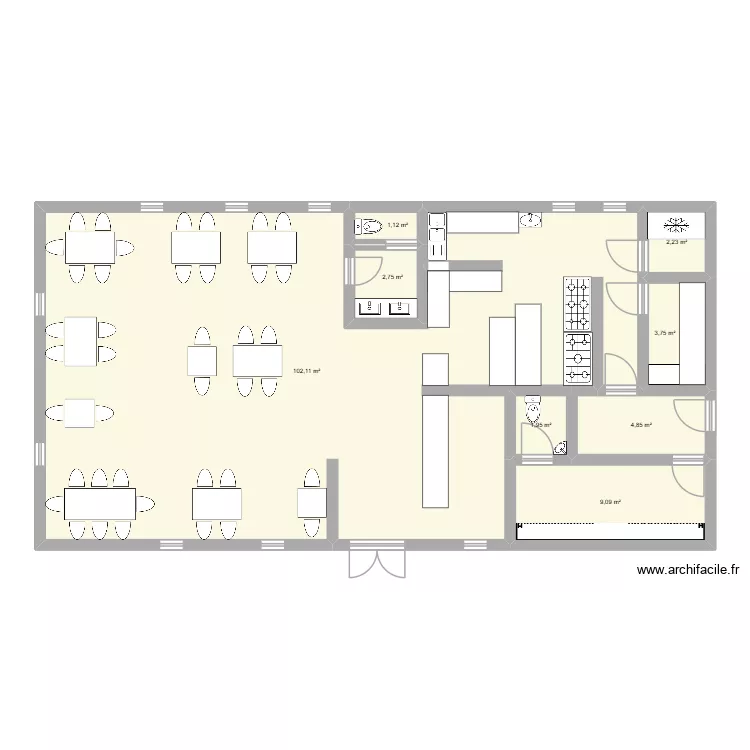resto g4. Plan de 8 et 128 m² resto g4. Plan de 8 et 128 m²