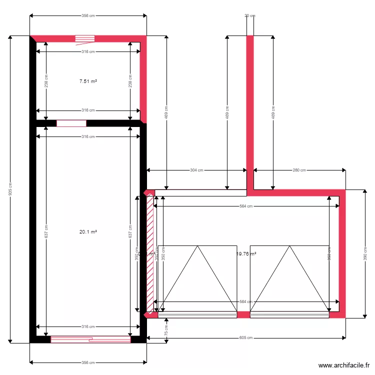 DEYMIER PLAN MACONNERIE MESURES 2. Plan de 